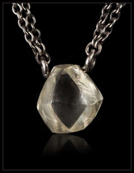 Softly Edged Diamond Necklace - 1.52 ct.