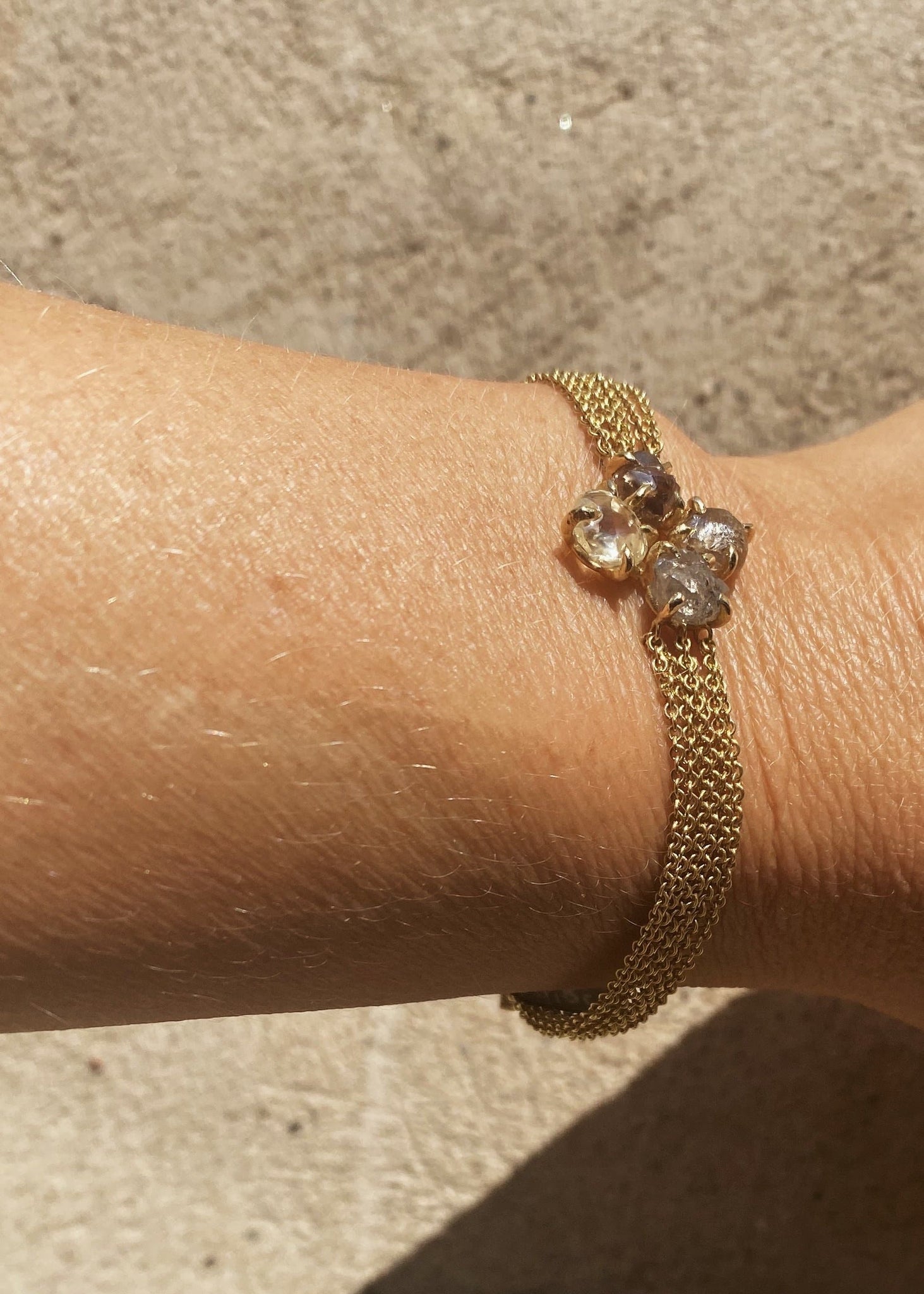 Four-Leaf Clover Diamond Bracelet