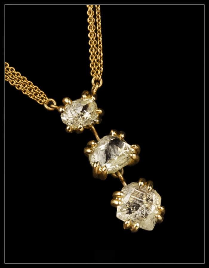 Unique Yellow Diamond Copenhagen Necklace - <strong>4.94 ct.</strong>