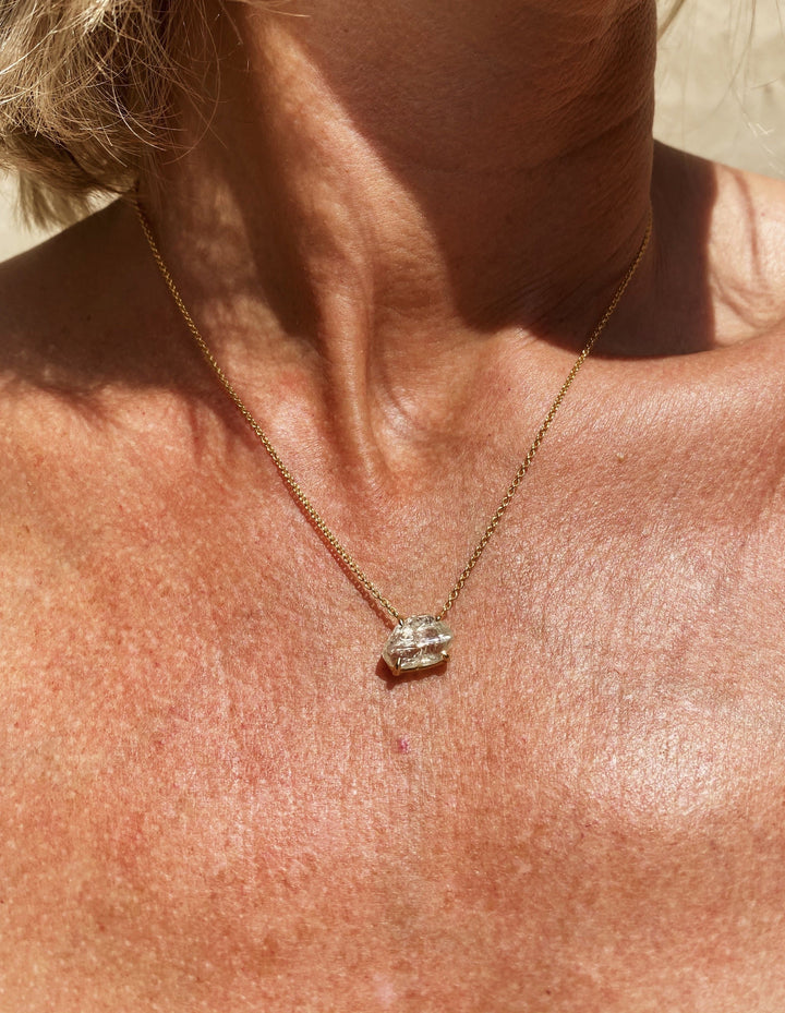 Rare White Clear Diamond Necklace - 5.62 ct.