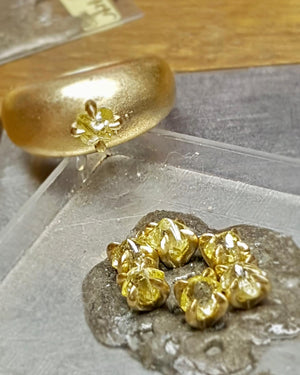 Raw Diamond Cocktail Gold Ring – 4.89 ct.