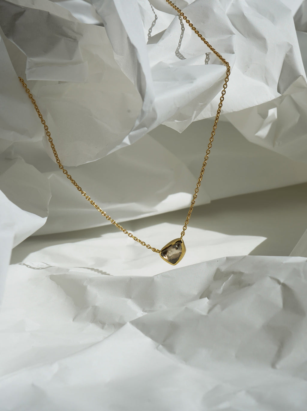 Harmony Brown Diamond Gold Necklace - 1.49 ct.