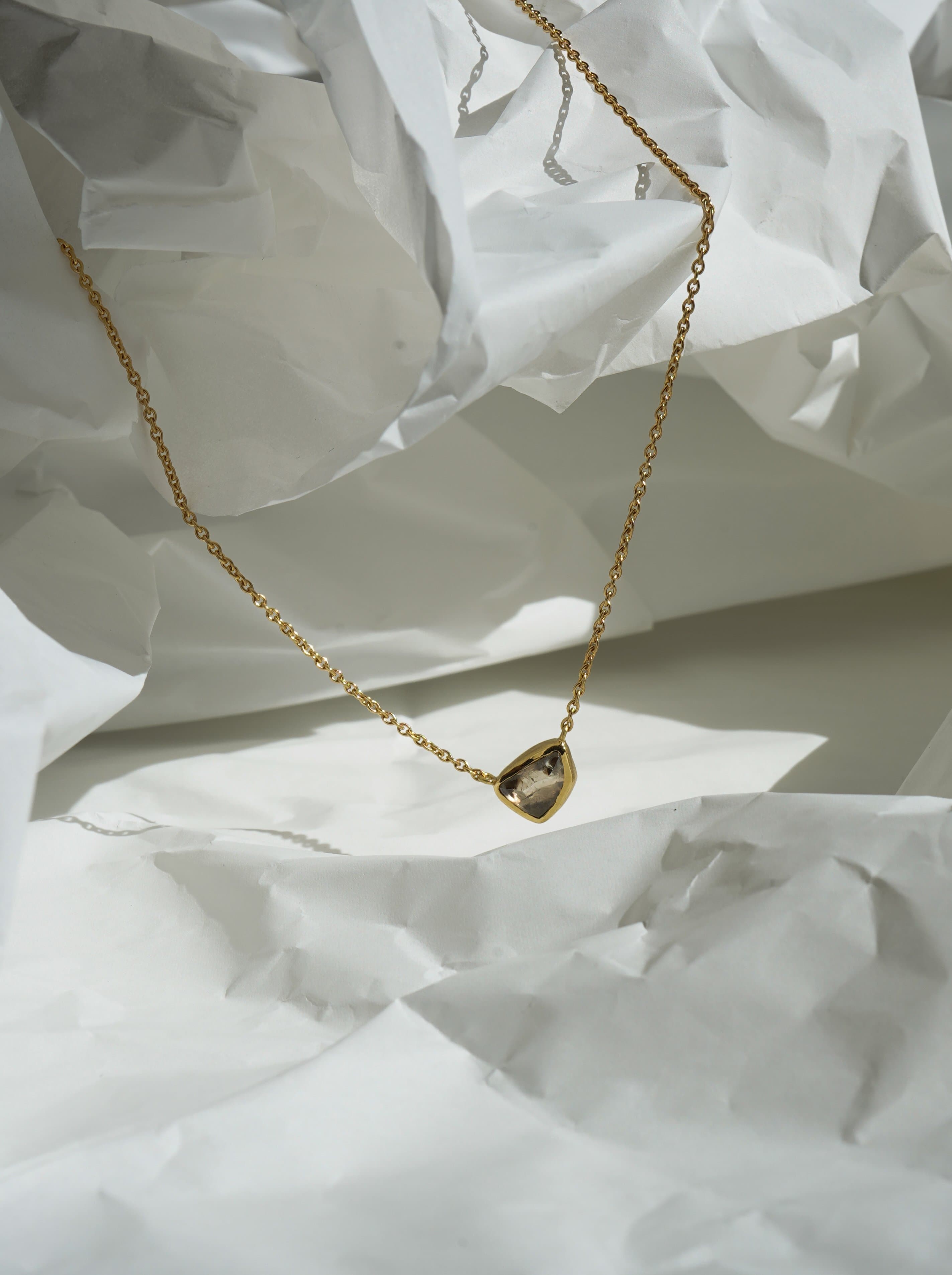 Harmony Brown Diamond Gold Necklace - 1.49 ct.