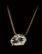 Rare White Clear Diamond Necklace 