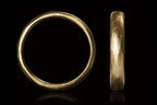 Handcrafted Broad Gold Wedding Band - 5,5 mm