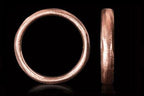 Handmade Rose Gold Wedding Ring - 3,5 mm